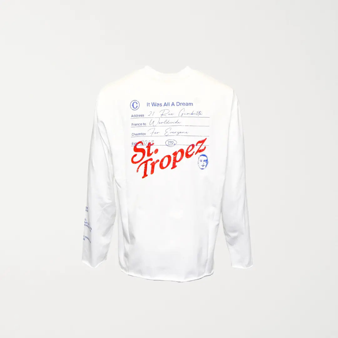 LONG SLEEVES BLANC SAINT TROPEZ 2023 Chemtov Chemtov-shop It was all a dream