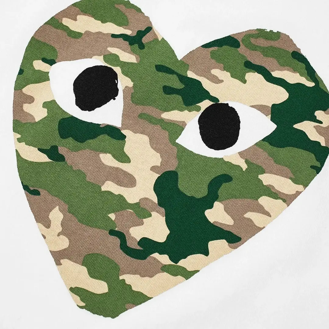 MENS T-SHIRT TWIN HEART (BLANC CAMOUFLAGE) Chemtov Chemtov-shop It was all a dream