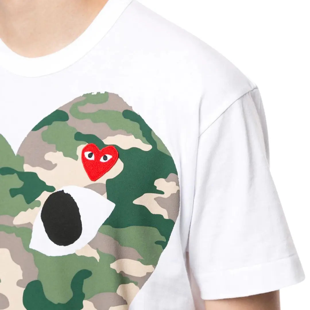 TEE SHIRT CDG BIG CAMO HEART Chemtov-shop Chemtov-shop It was all a dream