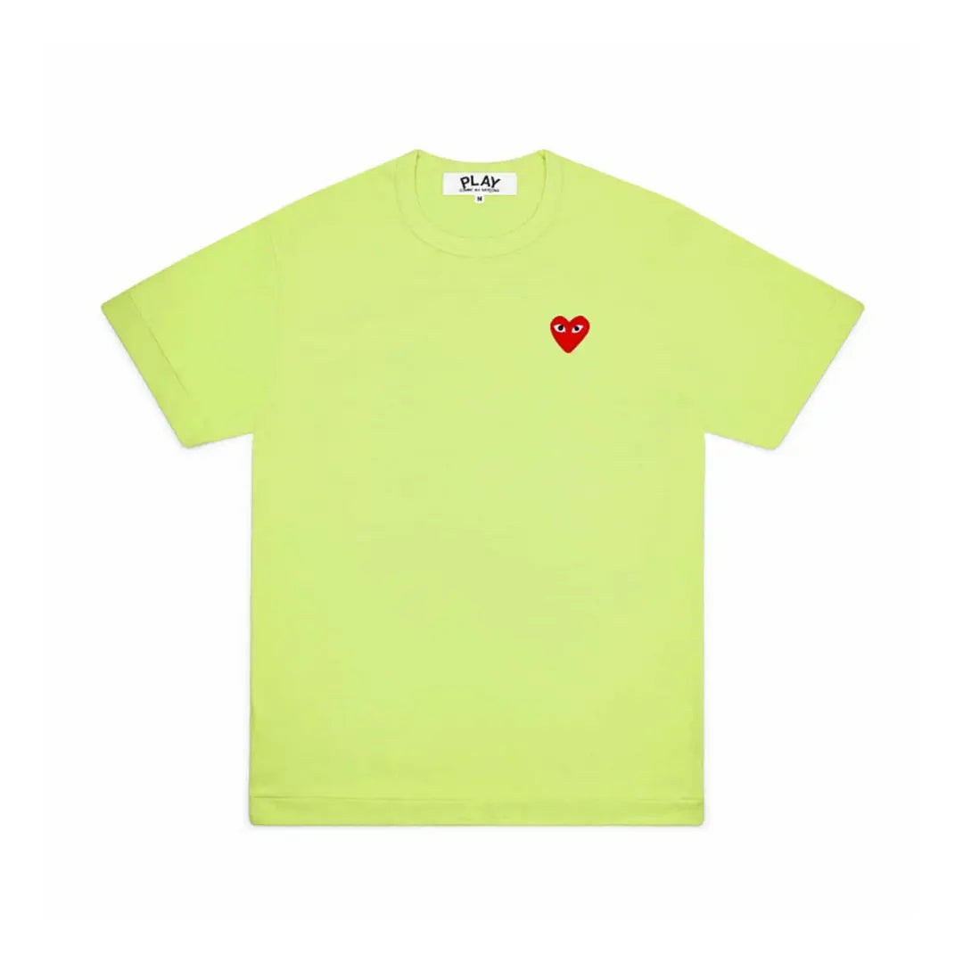 TEE SHIRT CDG RED HEART GREEN Chemtov-shop Chemtov-shop It was all a dream