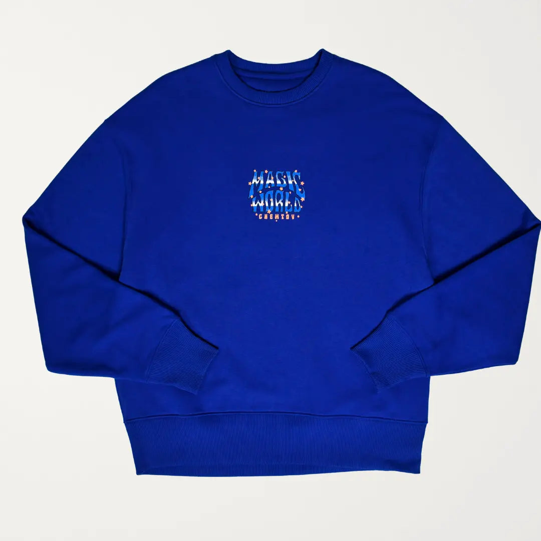 CREWNECK MAGIC WORLD ELECTRIC BLUE Chemtov Chemtov-shop achetez les meilleures sneakers & streetwear