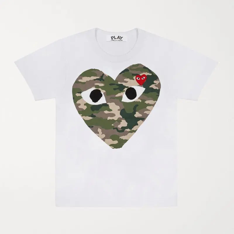 TEE SHIRT CDG BIG CAMO HEART Chemtov-shop Chemtov-shop achetez les meilleures sneakers & streetwear